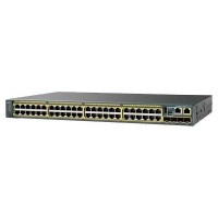 Коммутатор Cisco Catalyst, 48 x GE (PoE), 4 x SFP, LAN Base WS-C2960S-48LPS-L