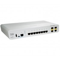 Коммутатор Cisco Catalyst, 8 x FE, 2 x GE/SFP, LAN Base WS-C2960C-8TC-L