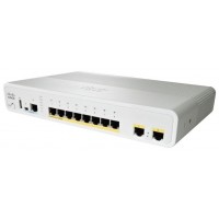 Коммутатор Cisco Catalyst, PD, 8 x FE, 2 x 1G, LAN Base WS-C2960CPD-8TT-L