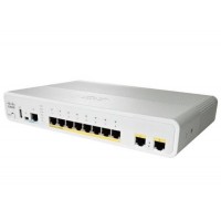 Коммутатор Cisco Catalyst, 8 x FE, 2 x GE/SFP, LAN Lite WS-C2960C-8TC-S
