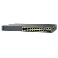 Коммутатор Cisco Catalyst, 24 x GE, 2 x SFP+, LAN Base WS-C2960X-24TD-L