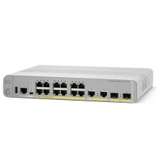 Коммутатор Cisco Catalyst, 12 x GE (PoE+), 2 x GE, 2 x SFP+, IP Base WS-C3560CX-12PD-S