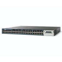 Коммутатор Cisco Catalyst, 48 x GE (24 PoE), IP Base WS-C3560X-48P-S
