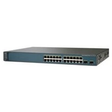 Коммутатор Cisco Catalyst, 24 x FE (PoE), 2 x SFP, IP Service WS-C3560V2-24PS-E