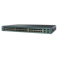 Коммутатор Cisco Catalyst, 48 x FE(PoE), 4 x SFP, IP Base WS-C3560-48PS-S