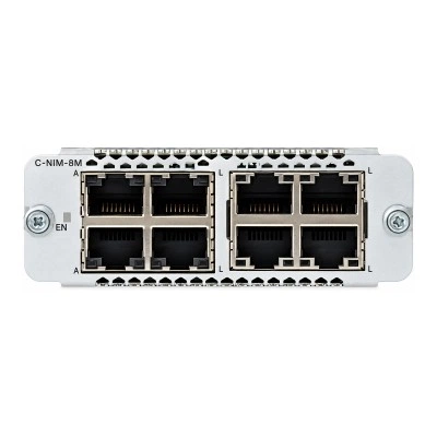 Модуль расширения Cisco Catalyst C-NIM-8M - 8 портов, UPoE, 8 x 100M/1/2.5Gbps Коммутатор NIM