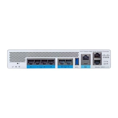 Контроллер беспроводной сети Cisco Catalyst C9800-L-C-K9 - Медный, 250, 500 (с лицензией Performance), 5000, 10,000 (с лицензией Performance)