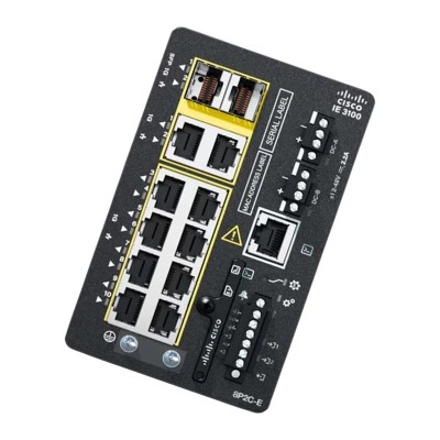 Промышленный коммутатор Cisco Catalyst IE-3100-8P2C-E - PoE+, Network Essentials, 2.3 lb (1.04 kg)