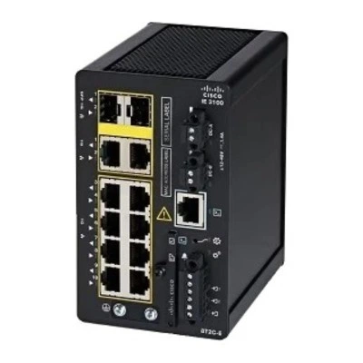 Промышленный коммутатор Cisco Catalyst IE-3100-8T2C-E - Network Essentials, 1.9 lb (0.86 kg), DIN Rail