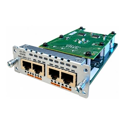 Модуль расширения Cisco Catalyst NIM-4BRI-S/T - 4 портов Модуль расширения Cisco Catalyst NIM-4BRI-S/T - 4 портов