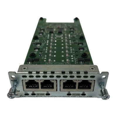 Модуль расширения Cisco Catalyst NIM-4E/M - 4 портов, 4 x E/M NIM Модуль расширения Cisco Catalyst NIM-4E/M - 4 портов, 4 x E/M NIM