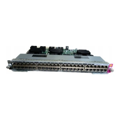 Линейная карта Cisco Catalyst WS-X4748-RJ45V+E - 48 портов, 48 x 802.3at PoEP 10/100/1000 (RJ-45)