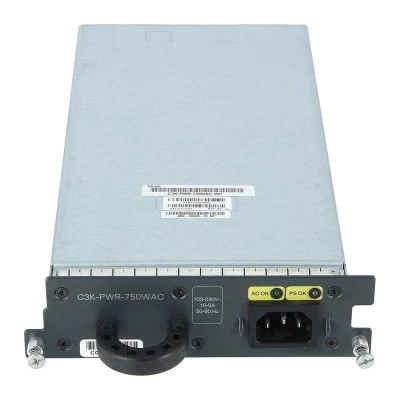 Блок питания Cisco Catalyst C3K-PWR-750WAC=, номинальная мощность: 750 W, AC, семейство целевого оборудования: Cisco Catalyst 2960-S