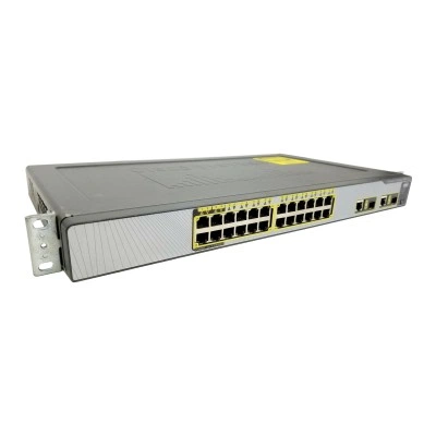 Коммутатор Cisco Catalyst WS-CE500-24LC, 24 порта 10/100 Мбит/с, комбинированные аплинки 10/100/1000BASE-T или SFP: 2, 4 порта с PoE
