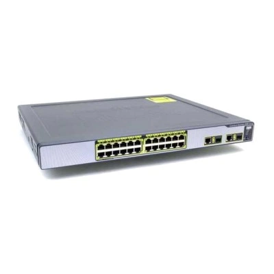 Коммутатор Cisco Catalyst WS-CE500-24PC, 24 порта 10/100 Мбит/с, комбинированные аплинки 10/100/1000BASE-T или SFP: 2, 24 порта с PoE