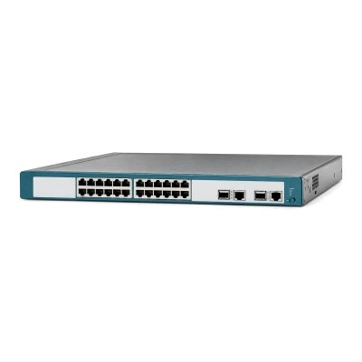 Коммутатор Cisco Catalyst WS-CE520G-24TC-K9, 24 порта 10/100/1000 Мбит/с, комбинированные аплинки 10/100/1000BASE-T или SFP: 2