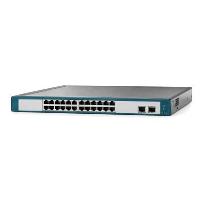 Коммутатор Cisco Catalyst WS-CE520-24TT-K9, 24 порта 10/100 Мбит/с, аплинки 10/100/1000BASE-T: 2
